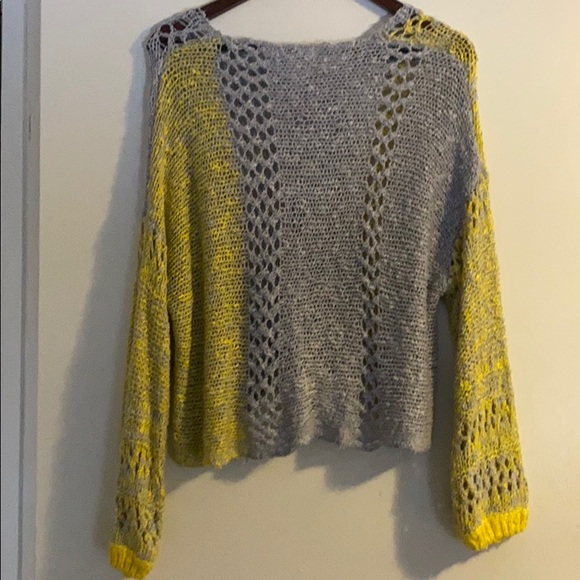 Distressed Knit Cropped Sweater - Picture 2 of 5